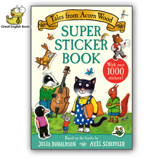 (ใช้โค้ดรับcoinคืน10%ได้) พร้อมส่ง *ลิขสิทธิ์แท้ Original* Tales from Acorn Wood Super Sticker Book: With over 1000 stickers! Paperback หนังสือภาษาอังกฤษ by GreatEnglishBooks