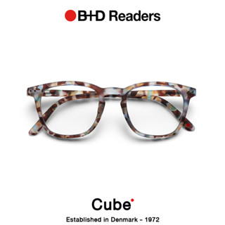 B+D แว่นสายตายาวกรองแสงคอมพิวเตอร์ รุ่น CUBE READER, MATT สี MULTI TORT