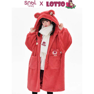 Snbl x Lotso เสื้อโค้ทขนนุ่มล็อตโซ่ Lotso ทอยสตอรี่ ดิสนีย์ ลิขสิทธิ์แท้