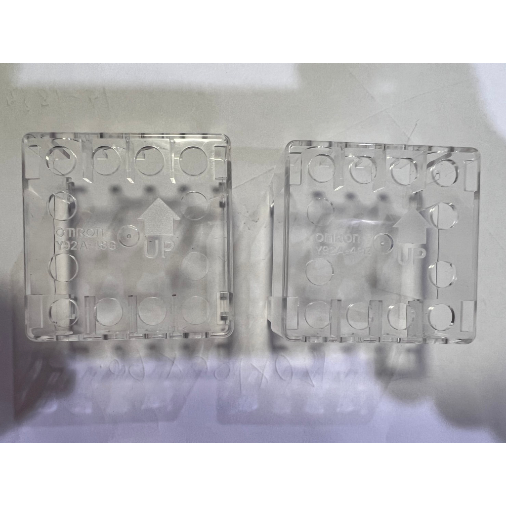 OMRON ฝาครอบใส Y92A-48G ใช้กับซอกเก็ต P3G-08 และ P3GA-11 (ราคาต่อชิ้น)