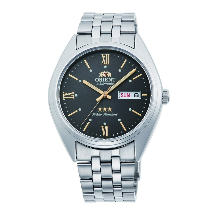[ผ่อนเดือนละ 459]🎁ORIENT นาฬิกาข้อมือผู้ชาย สายสแตนเลส รุ่น AB0E14N - สีเงิน ของแท้ 100% ประกัน 1 ปี