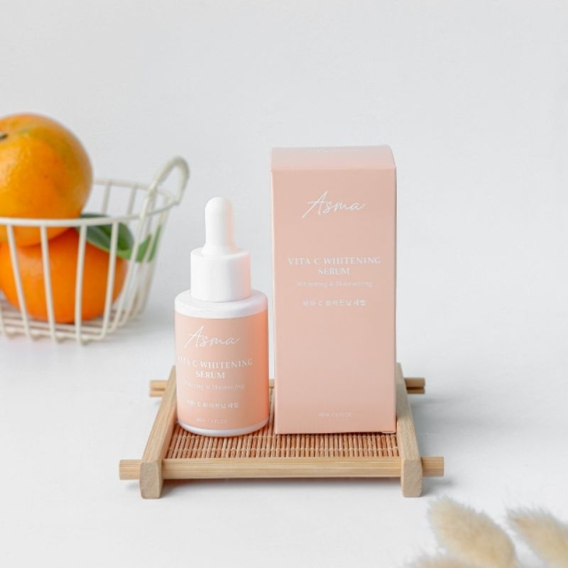 เซรั่มผิวกระจ่างใส เนียนนุ่มชุ่มชื้น ลดการเกิดสิว ASMA Vita C Whitening Serum 30ml
