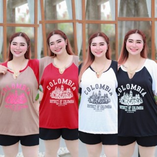 สส560/อก40-50ยาว30 เสื้อคอกลม แขนสั้น โคลัมเบี)