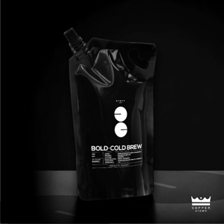 กาแฟชนิดน้ำเข้มข้น Copper Crown  BOLD COLD BREW(500 ML.) กาแฟสกัดเย็น (ชนิดเข้มข้น)