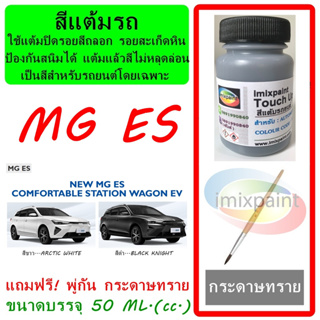 สีแต้มรถ MG ES ทุกสี ขนาดบรรจุ 50 ML. แถมฟรี พู่กันแต้มสีและกระดาษทราย สีคุณภาพจาก imixpaint