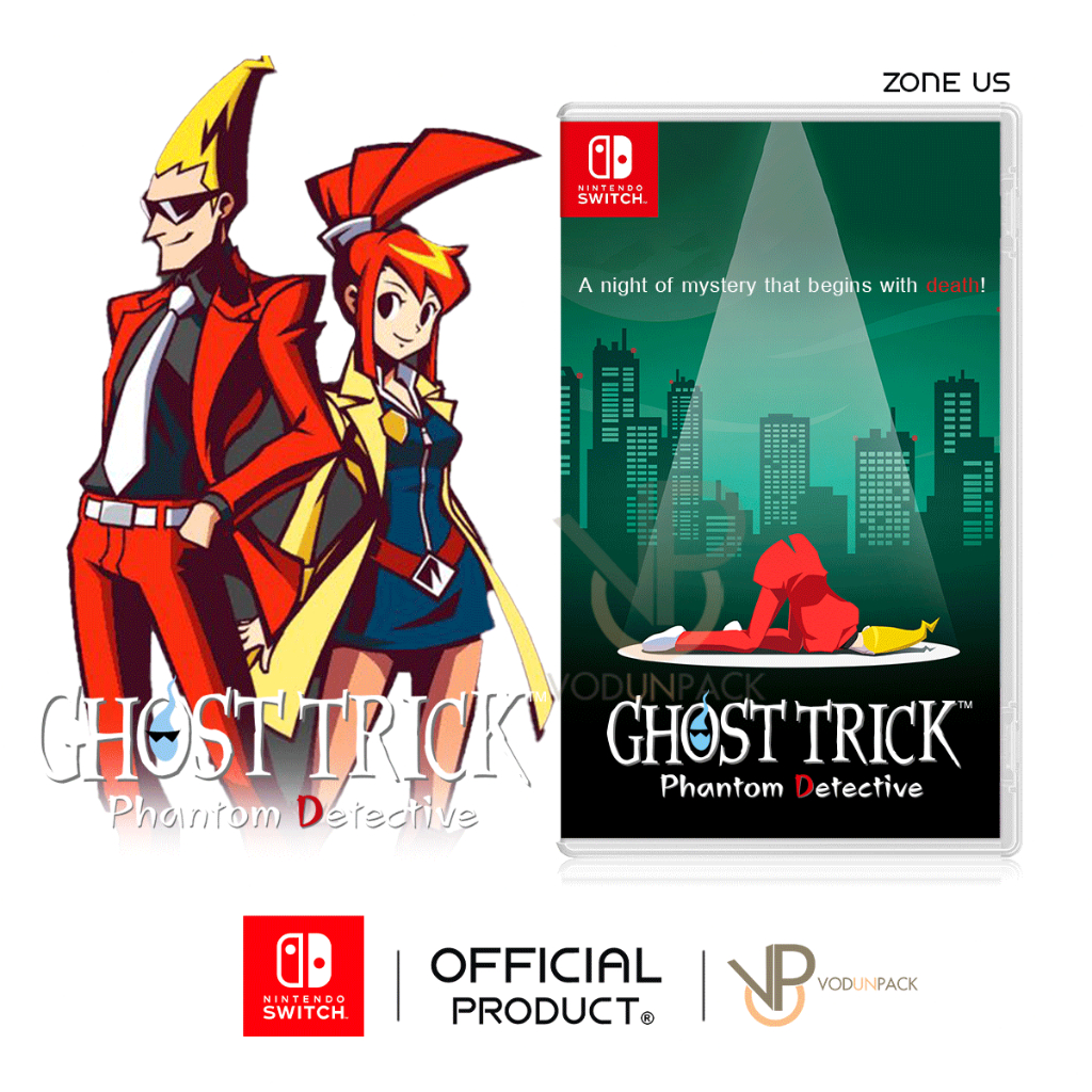 Nintendo Switch : Ghost Trick: Phantom Detective  Zone 3 ตลับเกม แผ่นเกม