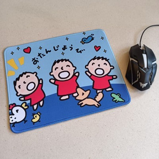 mousepad (mouse pad) แผ่นรองเม้าส์ ทรงเหลี่ยม ขนาด 10x8 นิ้ว เนื้อหนา ลาย ทาโบะ Tabo