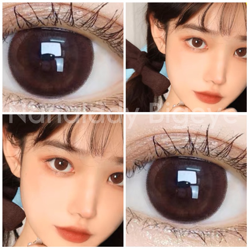 Bigeye Choco mini choco คอนแทคลนส์  บิ๊กอาย สีช็อคโกแลต ✨สายตาปกติเเละค่าสายตาสั้น✨ขนาดตาโต เเละ ขนาดมินิ