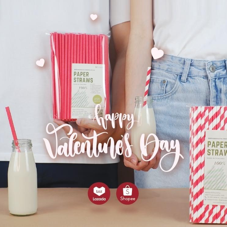 หลอดกระดาษสีพาสเทล เเบรนด์ Paper Straws ขนาด6mm×197mm Food Grade มาตรฐานจาก FSC บรรจุ100 หลอด ผู้ผลิตเจ้าเเรกในประเทศไทย ราคา ถูกที่สุด ดีลบีเคเค แกลเลอรีภาพที่ 5