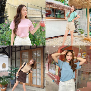 [แขนสั้น ลิ้งค์ 1 ] เสื้อยืดแขนสั้น ไม่หด ไม่ย้วย ไม่ต้องรีด