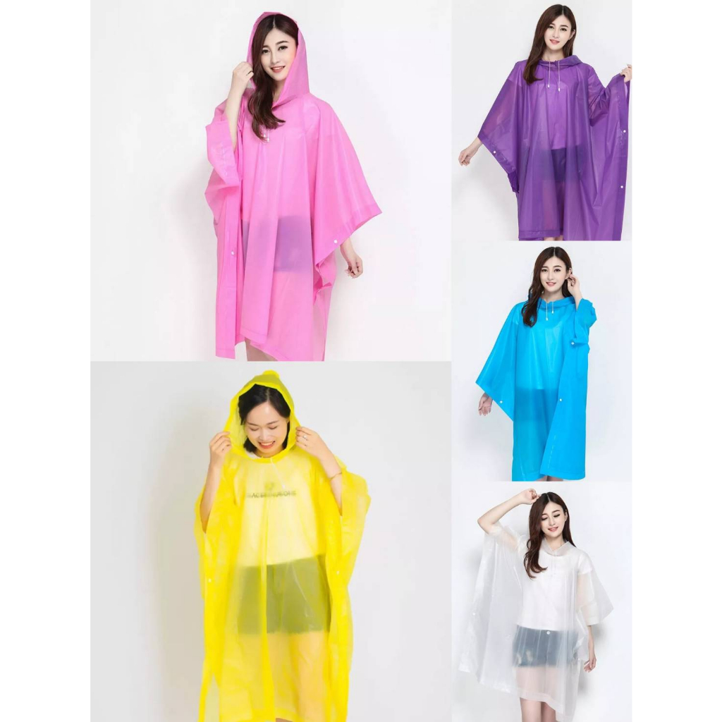 เสื้อกันฝนเด็ก ชุดกันฝนผู้ใหญ่ ชาย-หญิงใส่ได้ สวมใส่สบาย รุ่นหนากว่าอื่นๆ ทนทาน ใช้ได้นาน