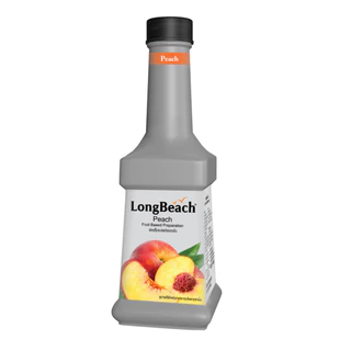 ลองบีช เพียวเร่ หลากหลายรสชาติ LongBeach Syrup Fruit Puree 900ml ผสมเนื้อผลไม้เแท้