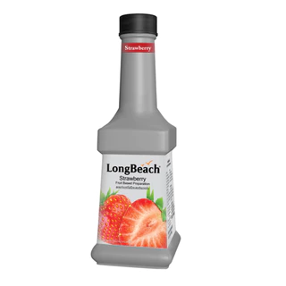 ลองบีช เพียวเร่ หลากหลายรสชาติ LongBeach Syrup Fruit Puree 900ml ผสมเนื้อผลไม้เแท้