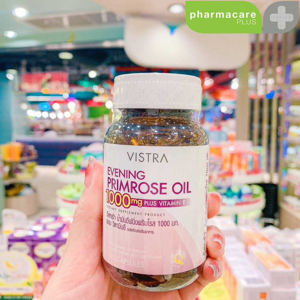 VISTRA EVENING PRIMROSE 1000 MG bt 45 cap เพื่อสุขภาพเพศหญิง