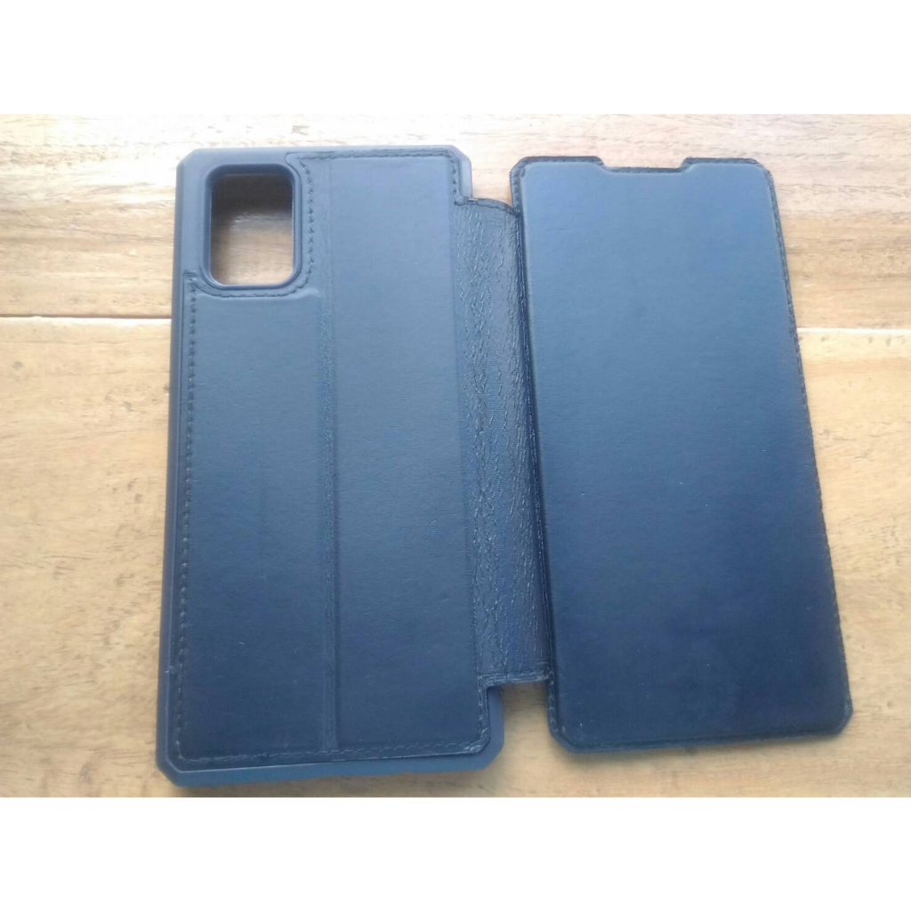 เคสมือสอง Samsung Galaxy A71 DUX DUCIS มือสอง ฝาพับ ตั้งได้ สีกรม น้ำเงินเข้ม เคสมือถือ ซัมซุง CASE