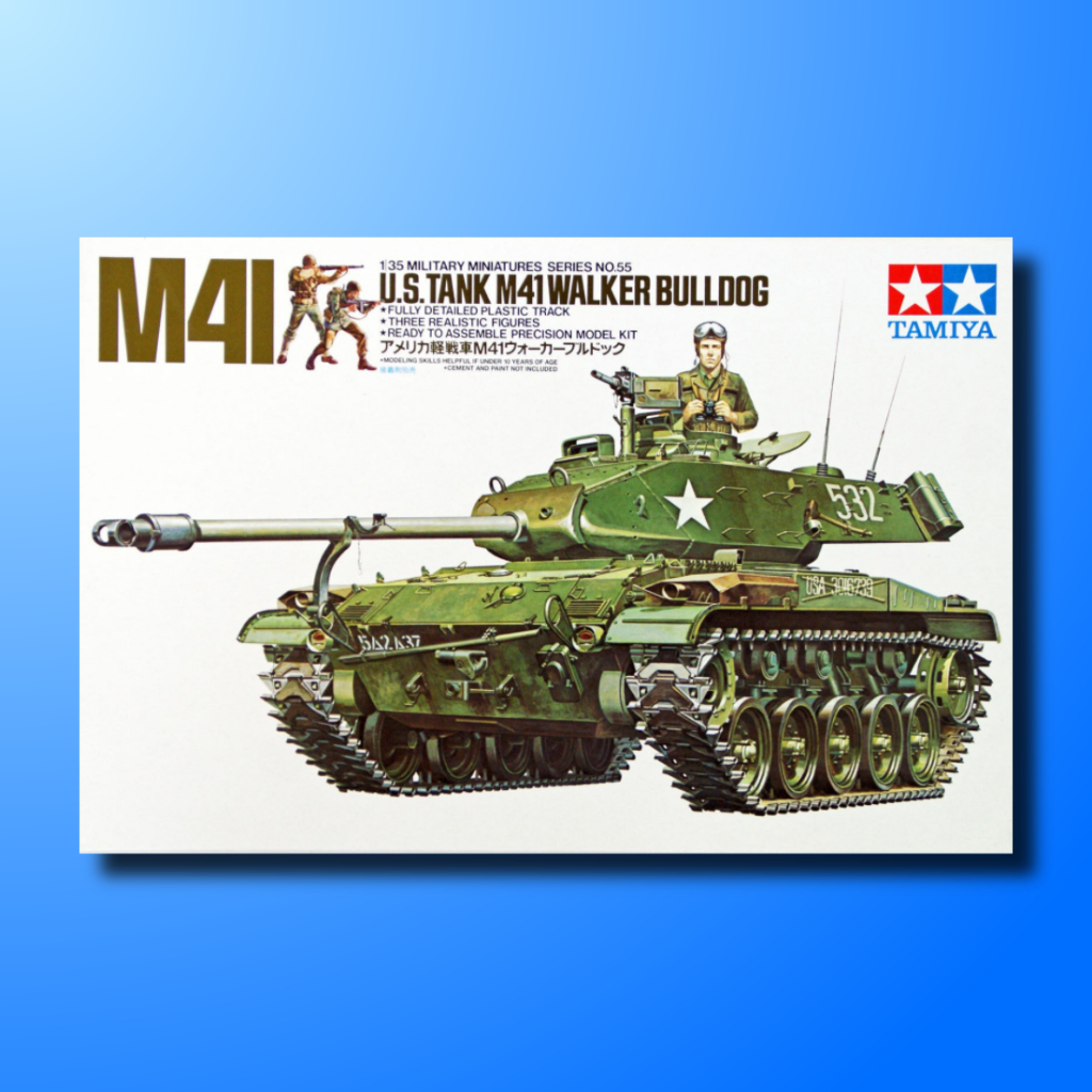 TAMIYA 1/35 U.S. M41 WALKER BULLDOG โมเดลรถถัง