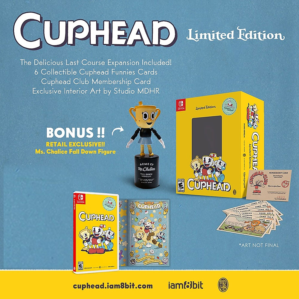 [พร้อมส่ง]Nintendo: CUPHEAD Limited Edition (US Z1 แท้ มือแดง) - Nintendo Switch