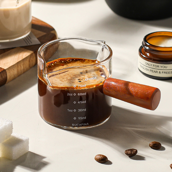 แก้วตวงกาแฟ แก้วช็อตกาแฟเอสเปรสโซ่ Espresso  ถ้วยตวง