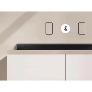 SAMSUNG Soundbar ลำโพงซาวด์บาร์ รุ่น HW-B450F/XT รองรับ HDMI ARC ระบบเสียง 2.1 ch (300W)