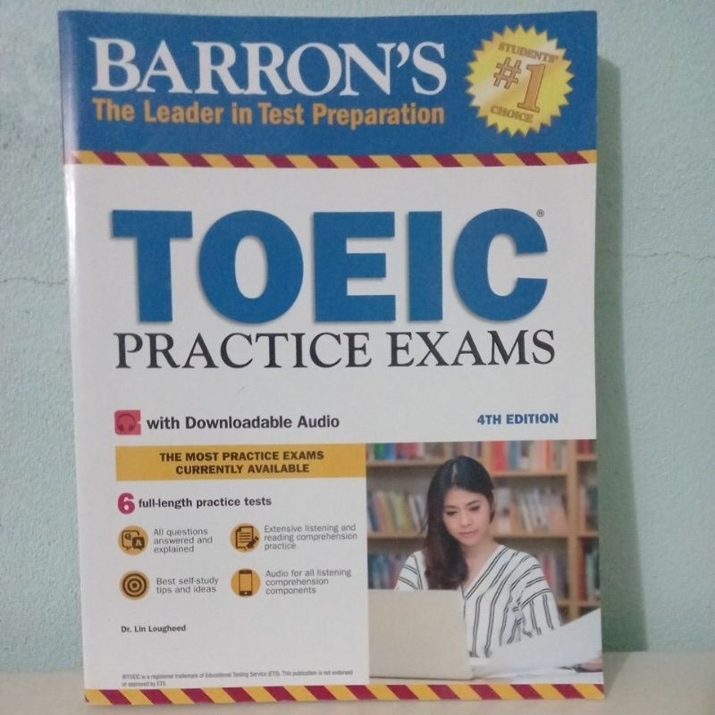[คู่มือเตรียมสอบโทอิค] BARRON'S TOEIC PRACTICE EXAMS