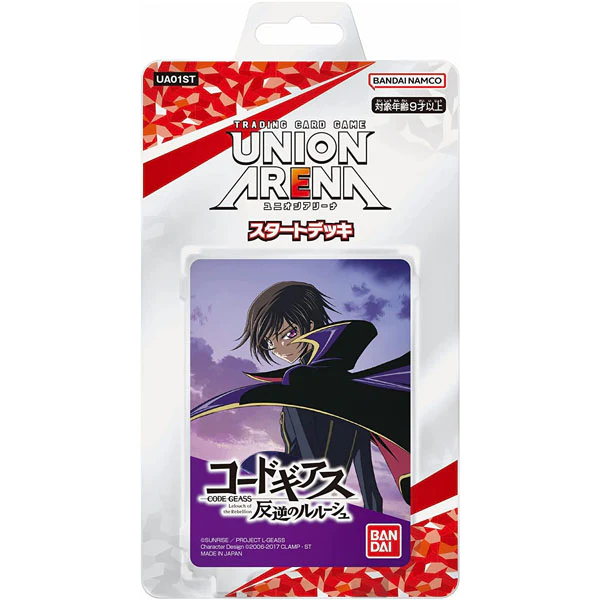 Union Arena - Start Deck Code Geass: Lelouch of the Rebellion Card Game การ์ดเกม ภาษาญี่ปุ่น Bandai