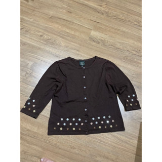 Laura ashley size L เสื้อคลุม