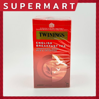 Twinings English Breakfast Tea 25*2 g. (50 g.) ชาทไวนิงส์ อิงลิชเบรกฟาสต์ (ชาชนิดซอง) 25*2 g. (50 g.) #1108304