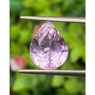 พลอย คุนไซท์ Kunzite 7.60 กะรัต (Cts.) พลอยแท้อัญมณีมงคล ประจําวันเกิด เครื่องประดับพลอย