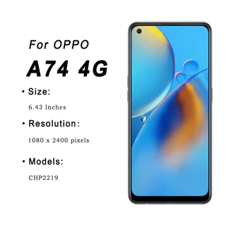 หน้าจอ FOR oppo A74 (4G) LCD Display จอ + ทัช งานแท้ อะไหล่มือถือ จอพร้อมทัชสกรีน หน้าจอ oppo A74 (4G)