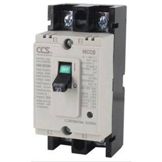 โนฟิวส์เบรกเกอร์ NO FUSE BREAKER MCCB CM-30-30CW 2P แบรนด์ CCS (รับประกัน 5 ปี)