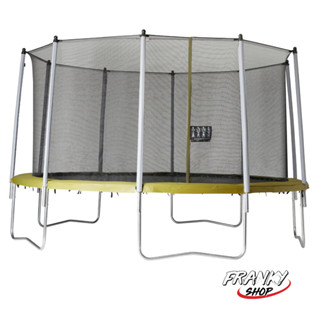 แทรมโพลีนทรงกลมพร้อมตาข่ายนิรภัย แทรมโปลีน Round Trampoline with Safety Net