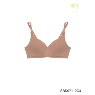 Sabina เสื้อชั้นใน Wireless (ไม่มีโครง) รุ่น Perfect Bra รหัส SBD97112C4 สีเนื้อแทน