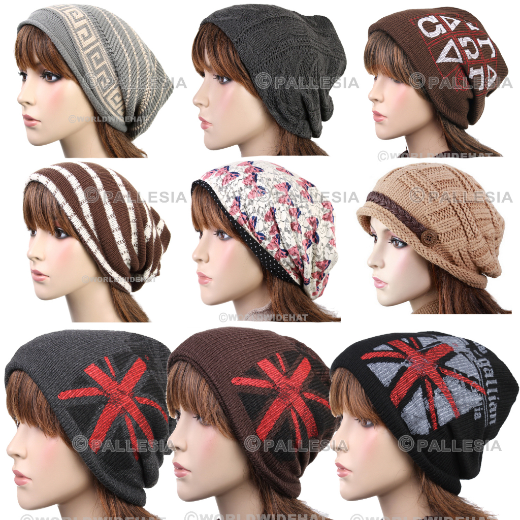 หมวกกันหนาว ชุดที่ 4 หลายแบบพร้อมส่ง หมวกไหมพรม