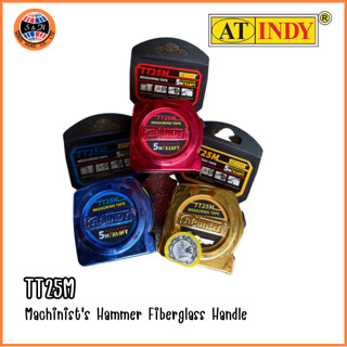 AT INDY รุ่น : TT25M ตลับเมตร หุ้มยาง 5 เมตร (Measuring Tape 5 m.) 4 สี