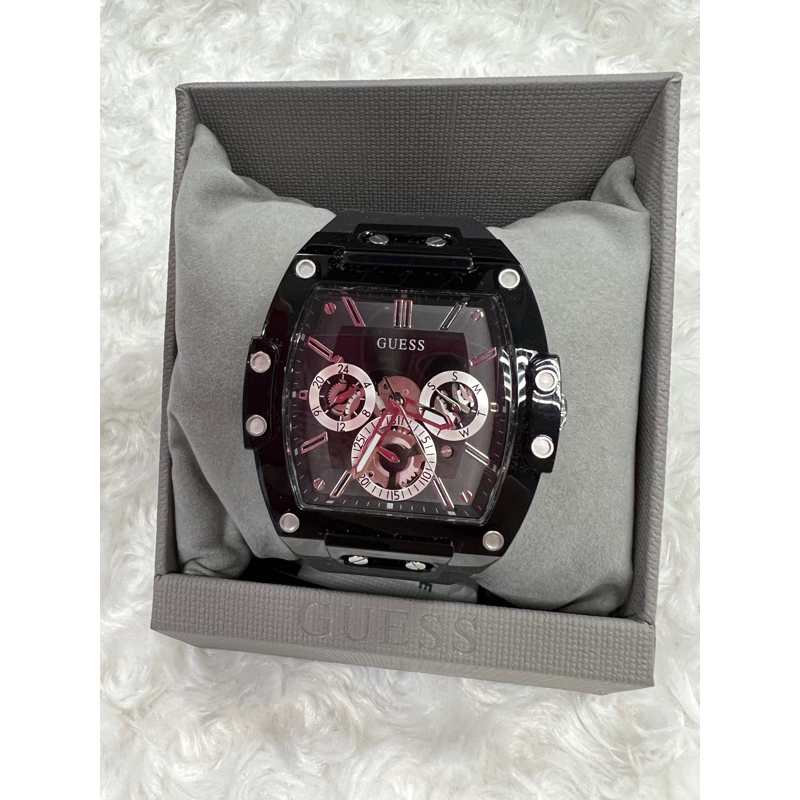 guess นาฬิกาผู้ชาย สายซิลิโคน