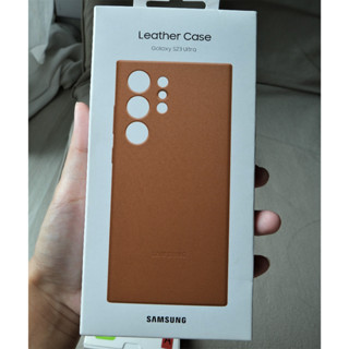 Leather Case S23Ultra/camel