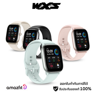 Amazfit AGTS 4 Mini GPS Smartwatch New วัดอัตราการเต้นของหัวใจ ระดับความเครียด และ SpO2 รับประ