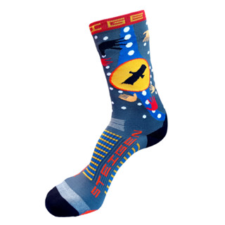 STEIGEN RUNNING SOCKS 3/4 LENGTH ลาย BUNJI THE CREATOR - ถุงเท้าวิ่ง เนื้อผ้ายืดหยุ่น