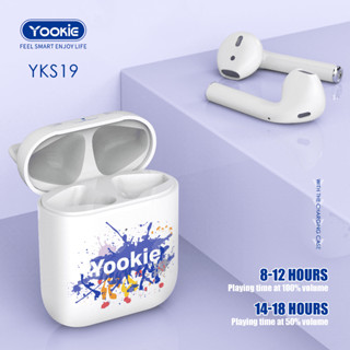 Yookie-YKS19 หูฟังไร้สาย หูฟังบลูทูธ TWS 5.0 True Wireless Stereo Headphones Earphone Earbuds with Charging Case