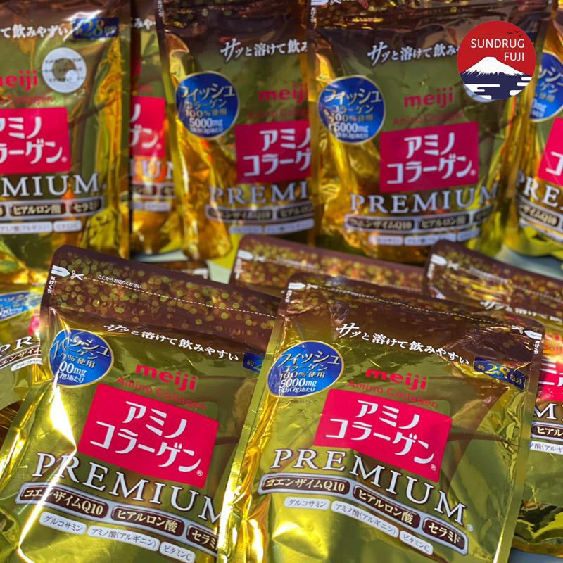 "Meiji Amino Collagen Premium" 🇯🇵แท้ 💯