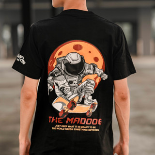 Maddogstreet ® เสี้อยืด ลาย รุ่น นักบิน แขนสั้น เสื้อยืดผู้ชาย