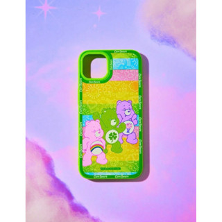 เคสไอโฟนเขียวสกีนลายแคร์แบร์ i6-14promax (Case iphone) สินค้างานลิขสิทธิ์แท้100% X Care Bears ครบรอบ 40 ปี การ์ตูน Y2K