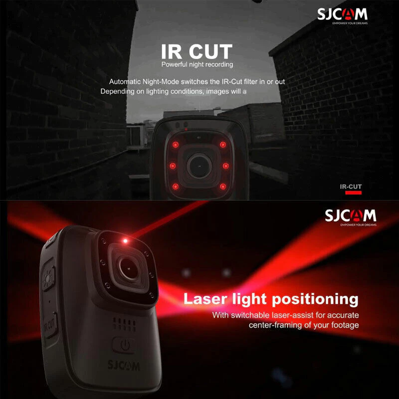 SJCAM A10  Action Cam กล้องแอคชั่นแคม กล้องติดตัวตำรวจ กล้องติดหมวก ถ่ายภาพในสภาพแสงน้อย thumbnail 5