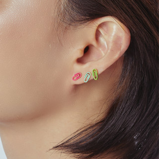 Bemet clip earring stud