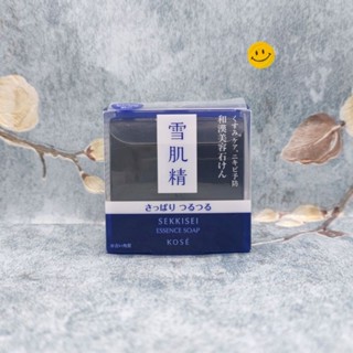 🛵 พร้อมส่ง ✨ KOSE SEKKISEI Essence Soap 120 g. สบู่ดำล้างหน้าสูตรใหม่ ขจัดสิ่งอุดตันรูขุมขน