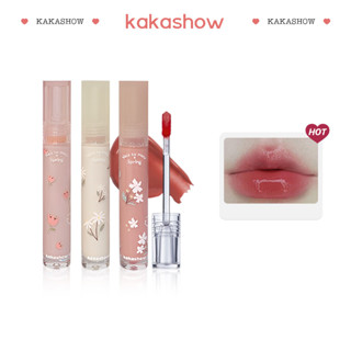 Kakashow ลิปสติก ลิปกลอส เพิ่มความชุ่มชื้น สีนู้ด ติดทนนานน SXY514