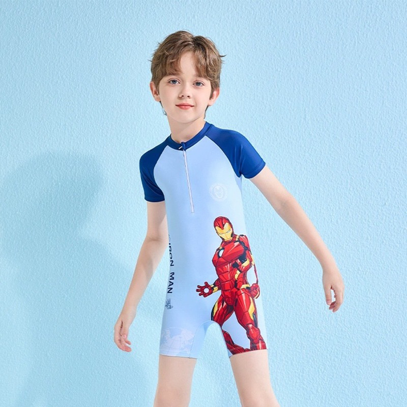 ชุดว่ายน้ำเด็ก Iron Man แบบชิ้นเดียว