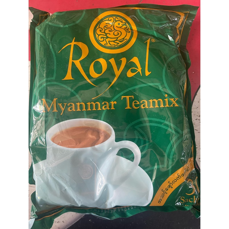 Royal  tea mix ชานมพม่า 3in1 รสชาติเข้มข้น หอมกลิ่นชาแท้ (1แพ็ค 30 ซอง) ขนาด 600 กรัม
