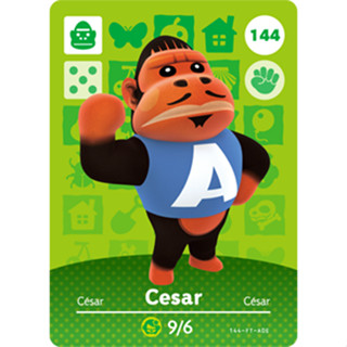 Animal Crossing Amiibo cards ของแท้ Series 2 No. 144