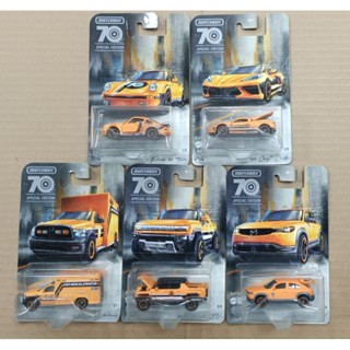 Matchbox Moving Parts 70ปี ครบชุด 5คัน แพ็คสวย รถสวยครับ